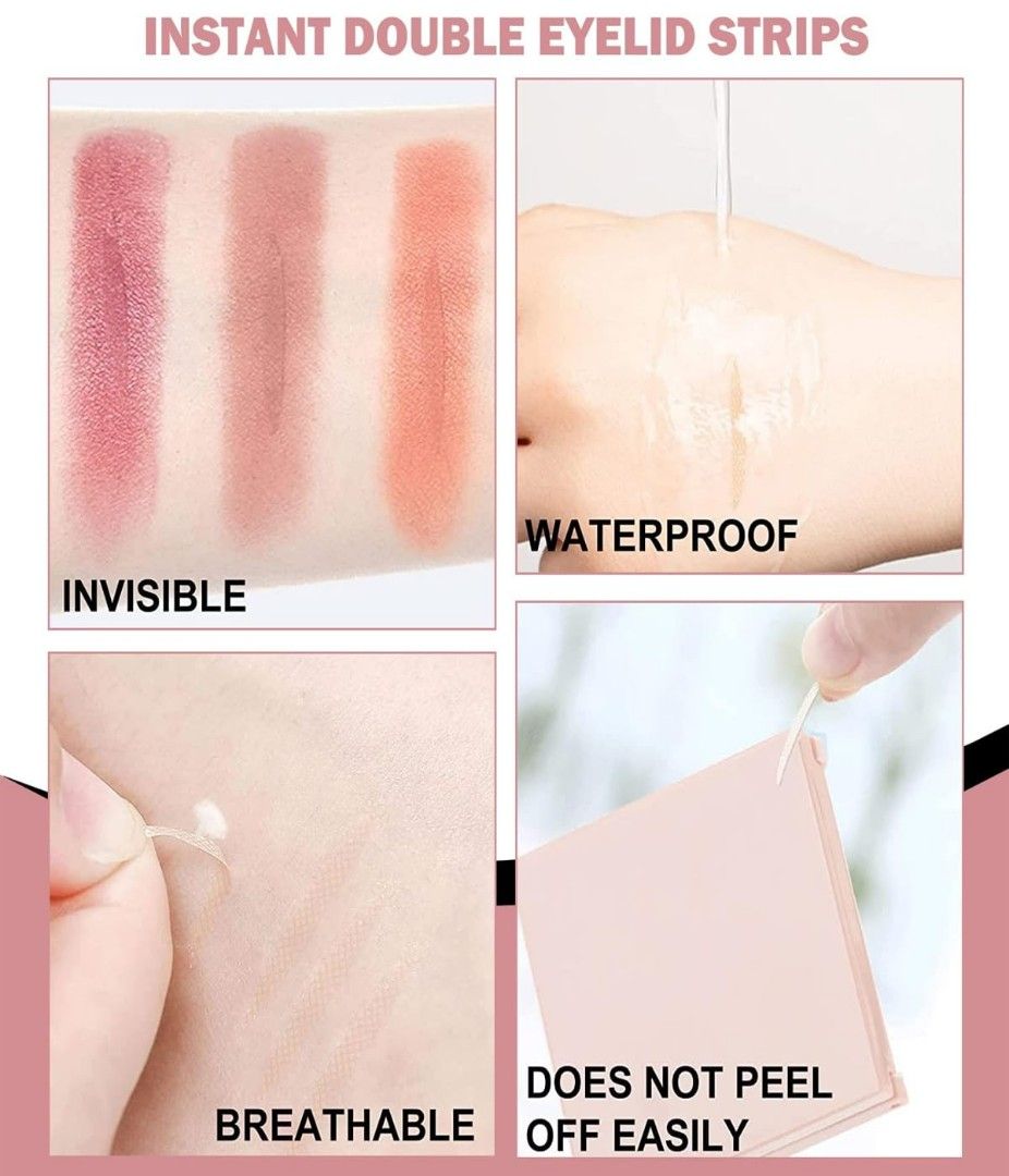 6pcs Eyelid Tape Pad (3kinds) (Category: Makeup) located in Quezon City. Submitted by beautynglamph (Listing ID 1350257295, Image 3). Description: 6pcs Eyelid Tape Pad (3kinds) 3kinds 2pcs each❤️ NATURAL AND WORKS WELL It gives you the look of larger and more round eyes, an arc shape should be applied easily. Some people also use it to improve their eyes and get a better eyeliner and eyeliner. Safe and Painless This kind of eyelid strip is design