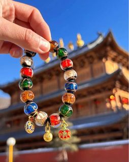 全新雍和宮請吞金獸手串帶包裝 Beijing yonghe palace gold beast bracelet64217834725379110