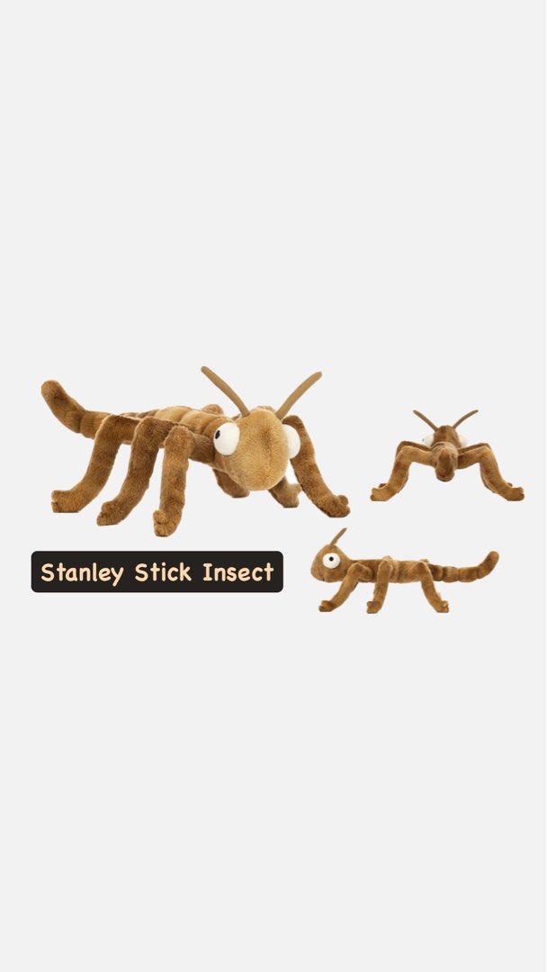 英國直送🇬🇧 Jellycat Stanley Stick Insect 竹節蟲紀念日蟲蟲爬蟲類
