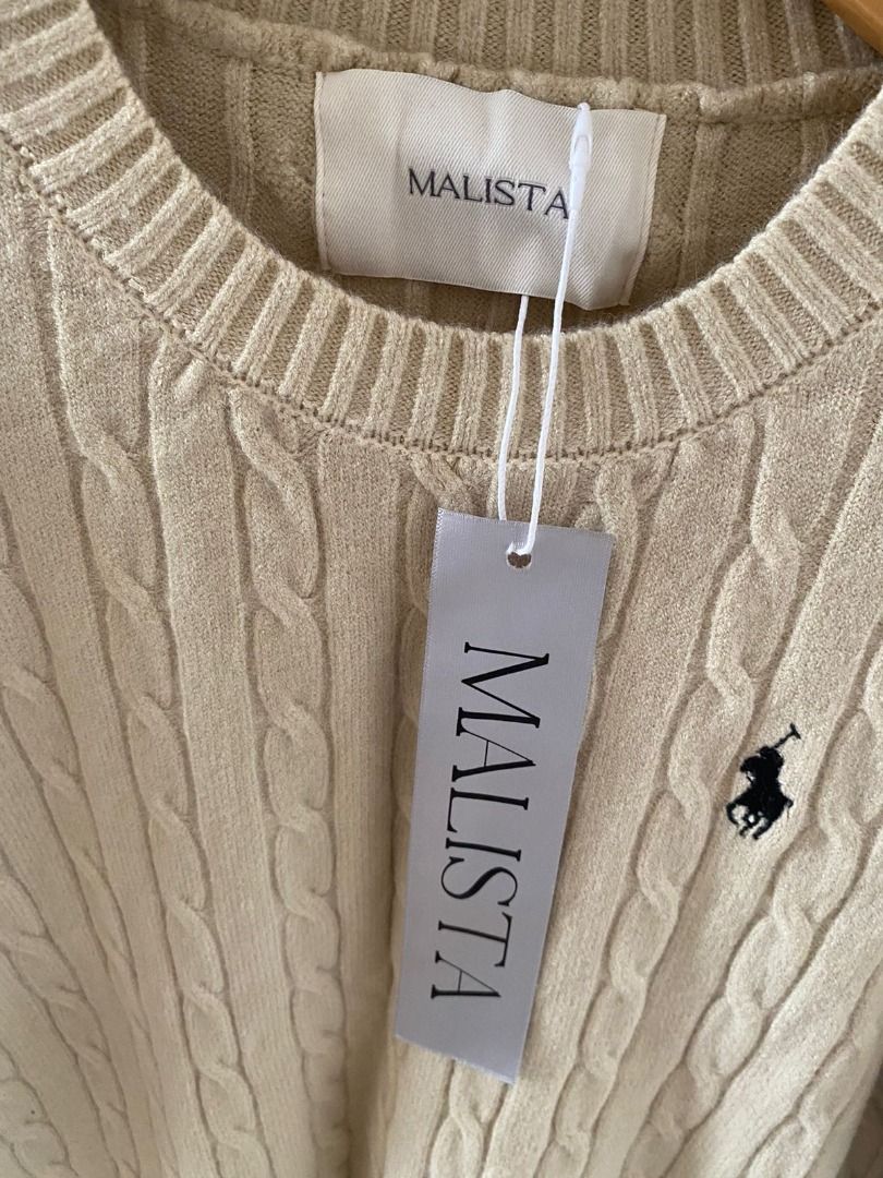 BKK Malista - Knit Longsleeves (Category: Coats, Jackets and Outerwear) located in Las Pinas. Submitted by _chic (Listing ID 1350367445, Image 2). Description: Can fit up to XL body frames. Shoulder: 22 inches Length 21 inches.