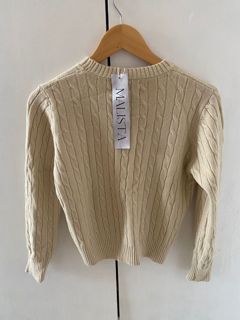 BKK Malista - Knit Longsleeves (Category: Coats, Jackets and Outerwear) located in Las Pinas. Submitted by _chic (Listing ID 1350367445, Image 3). Description: Can fit up to XL body frames. Shoulder: 22 inches Length 21 inches.