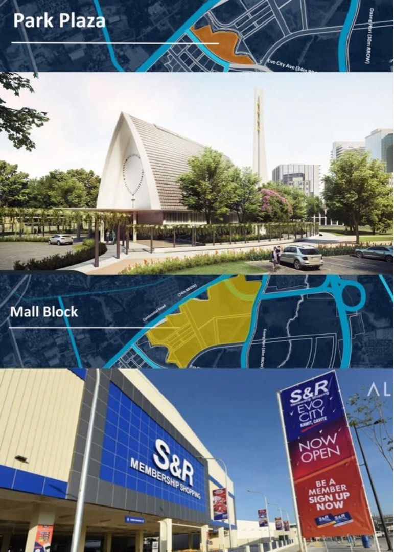 commercial lot for sale (Category: Lot) located in Makati City. Submitted by ayalaproperties.licensedagent (Listing ID 1350224939, Image 1). Description: EVO CITY SOUTH DISTRICT, KAWIT CAVITE Innovation Drive, Evo city Kawit, Cavite COMMERCIAL LOTS ▫️25.6hectares ▫️1,000-1,500sqm ▫️FAR 4 (approx. 8-9 floors) ▫️20mins away from Metro Manila Thrive at Evo City South District! Evo City in Cavite represents the future of urban living, blending busine