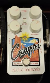 Electric Guitar Pedal - EHX Canyon - Delay & Looper