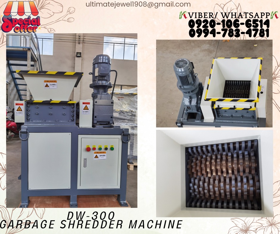 GARBAGE CRUSHER DW-180 GOOD QUALITY GARBAGE SHREDDER MACHINE ...