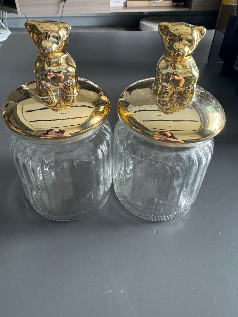 Glass Candy Jar/ Container (Category: Other Kitchenware & Tableware) located in Manila. Submitted by 17thfinds (Listing ID 1350250019, Image 1). Description: 200 php each. .