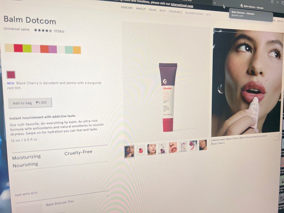 Glossier Espresso Balm dotcom (Category: Face Care) located in Muntinlupa City. Submitted by heykelsey (Listing ID 1350290713, Image 3). Description: Espresso flavor Part of a 3-pack, i only wanted one flavor.