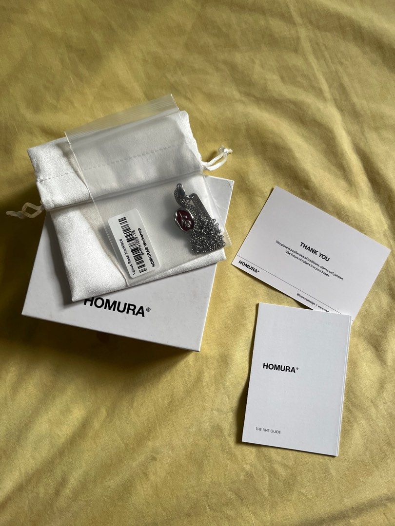 Homura Rose Necklace (Category: Necklaces) located in Antipolo. Submitted by iaiayow (Listing ID 1350250344, Image 2). Description: HOMURA necklace. Bought it during g Purveyr 2024 :) Comes in a box with complete inlcusions. - pouch - care card - thank you card Fixed price since i only used it once and includes everything. 😊 ~ Reminds me of Beauty & the Beast 😍 .