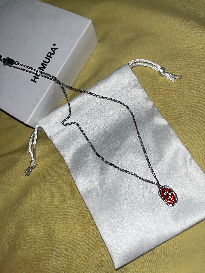 Homura Rose Necklace (Category: Necklaces) located in Antipolo. Submitted by iaiayow (Listing ID 1350250344, Image 1). Description: HOMURA necklace. Bought it during g Purveyr 2024 :) Comes in a box with complete inlcusions. - pouch - care card - thank you card Fixed price since i only used it once and includes everything. 😊 ~ Reminds me of Beauty & the Beast 😍 .