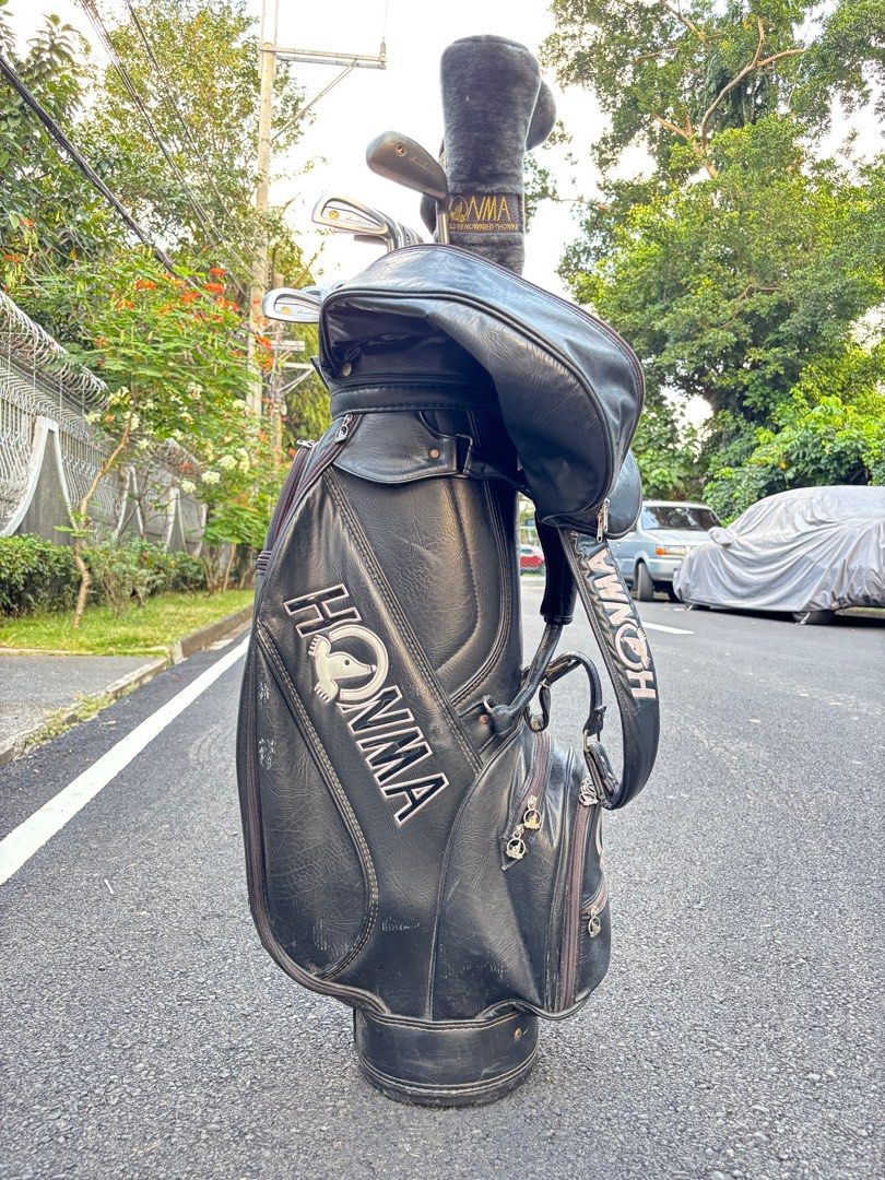 Honma LB606 Golf Set with Honma Bag (Category: Golf) located in Manila. Submitted by eclipse58 (Listing ID 1350227533, Image 1). Description: COMPLETE Honma LB-606 Cavity-Back Golf Set ✅️ 3-11 Irons & Sand Wedge ✅️ Honma Twin Marks Driver, Honma Big LB 4 Wood & Honma LC210 Long Iron\Hybrid ✅️ Honma Putter & Honma Golf Bag ✅️ Original Honma Graphite Regular Flex Shaft & Grips ✅️ Very good condition & NO ISSUES Selling Price: 18,500 Location: Quezo
