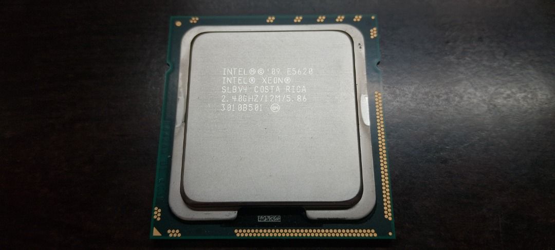 Intel® Xeon® Processor E5620 （分類：其他）位於 Hong Kong。 由 cn_sales 提交（商品編號 1350283545，圖片 1）。簡介： Intel® Xeon® Processor E5620 4 Cores 8 Threads 伺服器處理器 (Server CPU) 輕度使用 (Lightly used) 2粒 $200 (HKD $200 for 2) 歡迎議價 (Negotiation is welcome) 港島綫金鐘站/中環站面交 (Available at Admiralty/Central Station for In-person trade) 星期一至五 晚上6點45分後 (After 6:45pm on weekdays) 星期六日再議 (Subject availability for weekend)。