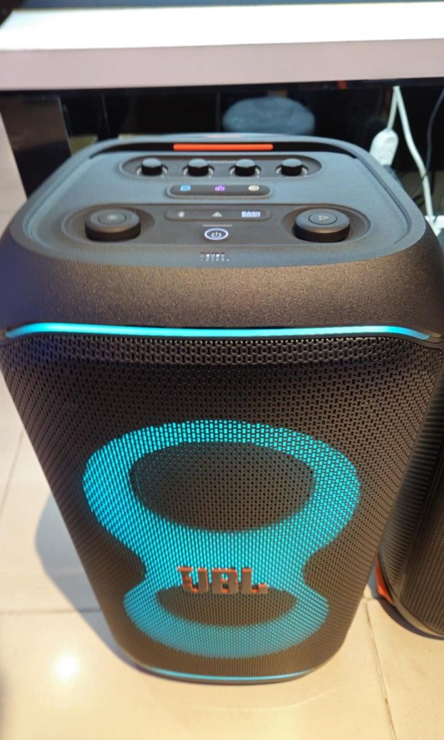Jbl partybox speaker (Category: Soundbars, Speakers & Amplifiers) located in Makati City. Submitted by neltamayo (Listing ID 1350357896, Image 3). Description: Note: Cash ONLY! Or COD (charges may applied) JBL PARTY BOX ✍️Partybox 120 cash 17990 ✍️Partybox320 cash 26790 ✍️Partybox 710 cash 34590 ✍️Partybox1000 cash 43990 Partyboc on the Go 👉Partybox otg essential ✍️Cash 17290 1year warranty Parts and Services with 7 days replacement. for factory