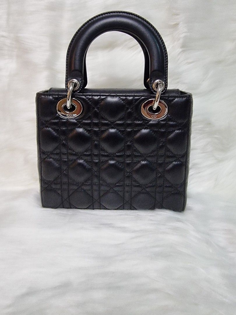 Lady Dior My ABCDior bag (Category: Luxury Bags & Wallets) located in Manila. Submitted by facet.ornament (Listing ID 1350225055, Image 2). Description: Lady Dior My ABCDior bag Authentic 👜💯🪭 Japan bought 🇯🇵 • Dimensions: 20 x 17 x 8 cm / 8 x 6.5 x 3 inches (Length x Height x Width) • Strap length: 112 - 116 cm / 44 - 45.5 inches • Drop length: 56 - 58 cm / 22 - 23 inches • Weight: approximately 810 g / 28.5 ounces • Material: Lambskin • Har