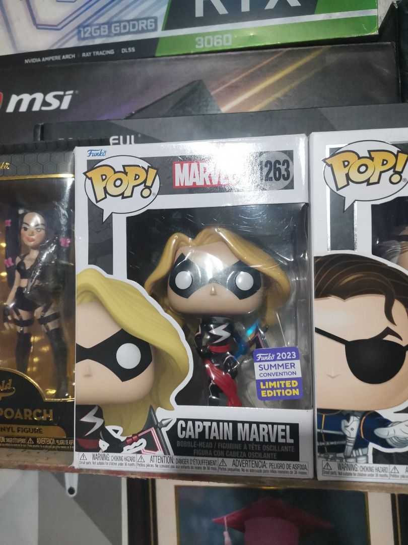 Marvel 80 Years Funko POP Limited Edition (Category: Designer & Blind Box Toys) located in Quezon City. Submitted by projectzeroo26 (Listing ID 1350234575, Image 2). Description: Nick Fury Captain Marvel MISB.