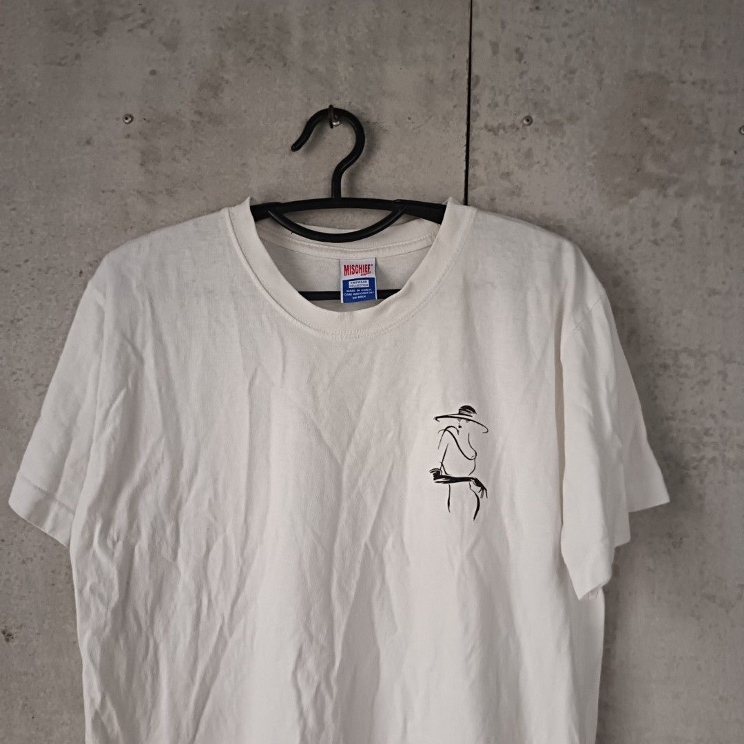 MSCHF - MISCHIEF tee (Category: Tshirts & Polo Shirts ) located in Iloilo. Submitted by lizardooo (Listing ID 1350298987, Image 3). Description: one size fit all L - XL excellent Condition date 2018 no issue or flaws.