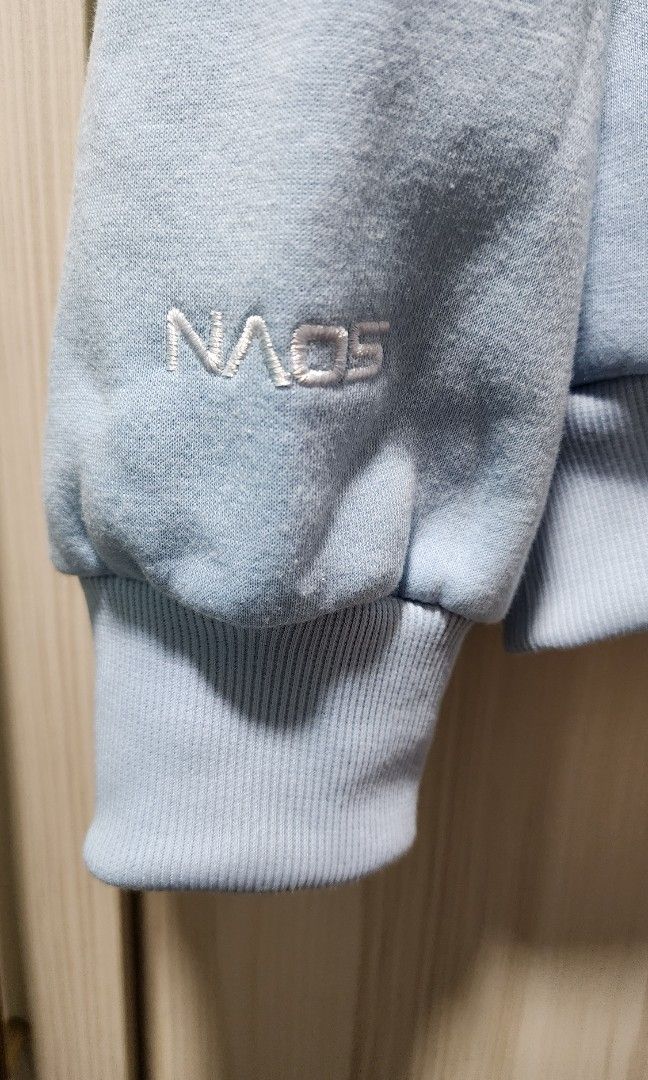 NAOS hoodie (size L) (Category: Coats, Jackets and Outerwear) located in Quezon City. Submitted by prelovedqualitycloset (Listing ID 1350240017, Image 3). Description: NAOS hoodie light blue size Large Brand new with tags!! Original SRP 1,990 please refer to size chart in photo 6 RFS: too big for me.