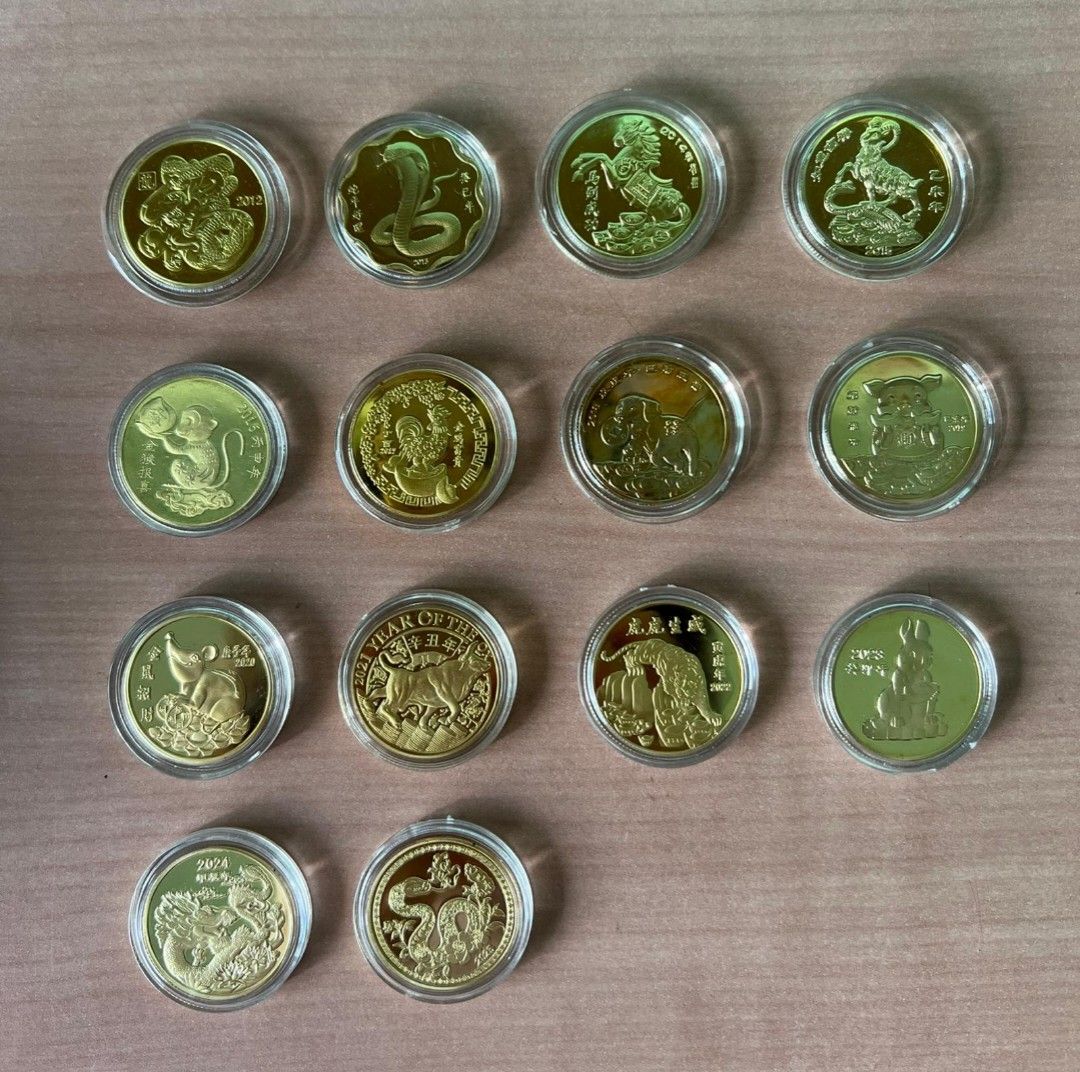 Not for sales: loyang tua pek kong temple gold coin, Bulletin Board,  Looking For on Carousell