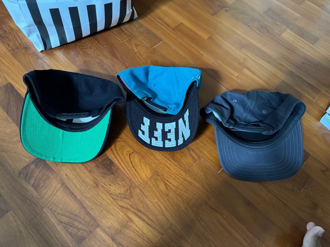SnapBack cap (Category: Caps & Hats) located in Singapore. Submitted by gimmedatmilodinosaur (Listing ID 1350249621, Image 2). Description: Comme des $10 Neff $10 Adidas $20.