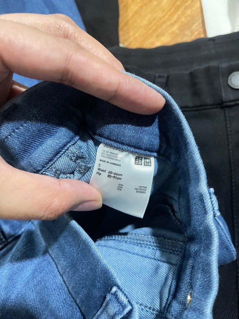 Take all Uniqlo stretch (Category: Other Bottoms) located in Davao. Submitted by keylatates (Listing ID 1350227173, Image 2). Description: Size Small Black with stain.