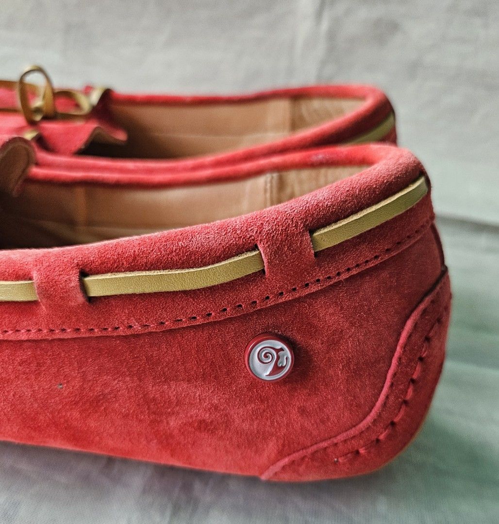 UGG Krista Summer Mocassin (Category: Flats & Sandals) located in Baguio. Submitted by grumpygranny (Listing ID 1350349121, Image 3). Description: women's size 8 (24.5cm) Never worn, just tried -suede material with leather trim -2cm heel -light, soft, warm and extremely comfortable.