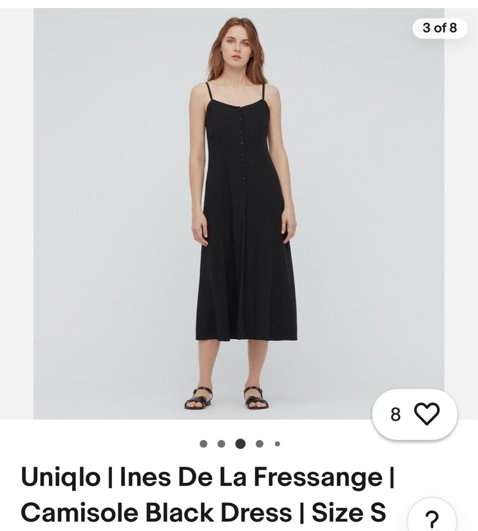 Uniqlo Dress Black (Category: Dresses) located in Manila. Submitted by mickey_pages (Listing ID 1350279765, Image 1). Description: Uniqlo black dress Ines de la fressange Size: Small RFS: Decluttering .