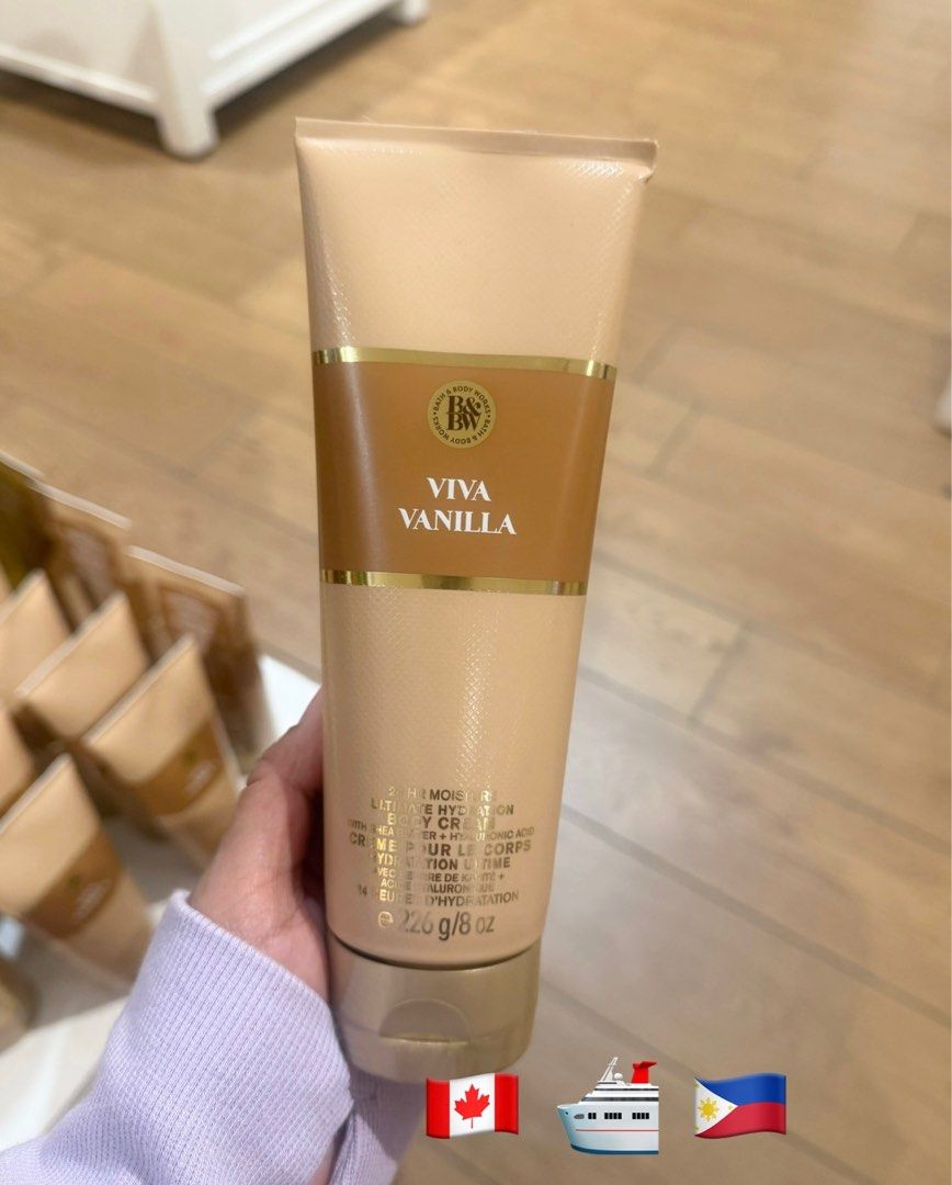 Viva Vanilla Body cream (Category: Body Care) located in Balungao. Submitted by kateee21 (Listing ID 1350381330, Image 1). Description: 📌📌📌 Available for PREORDER 🛳 Shipping from Canada 🇨🇦 to Philippines 🇵🇭 via sea cargo 📦; Local Shipping fee c/o buyer.