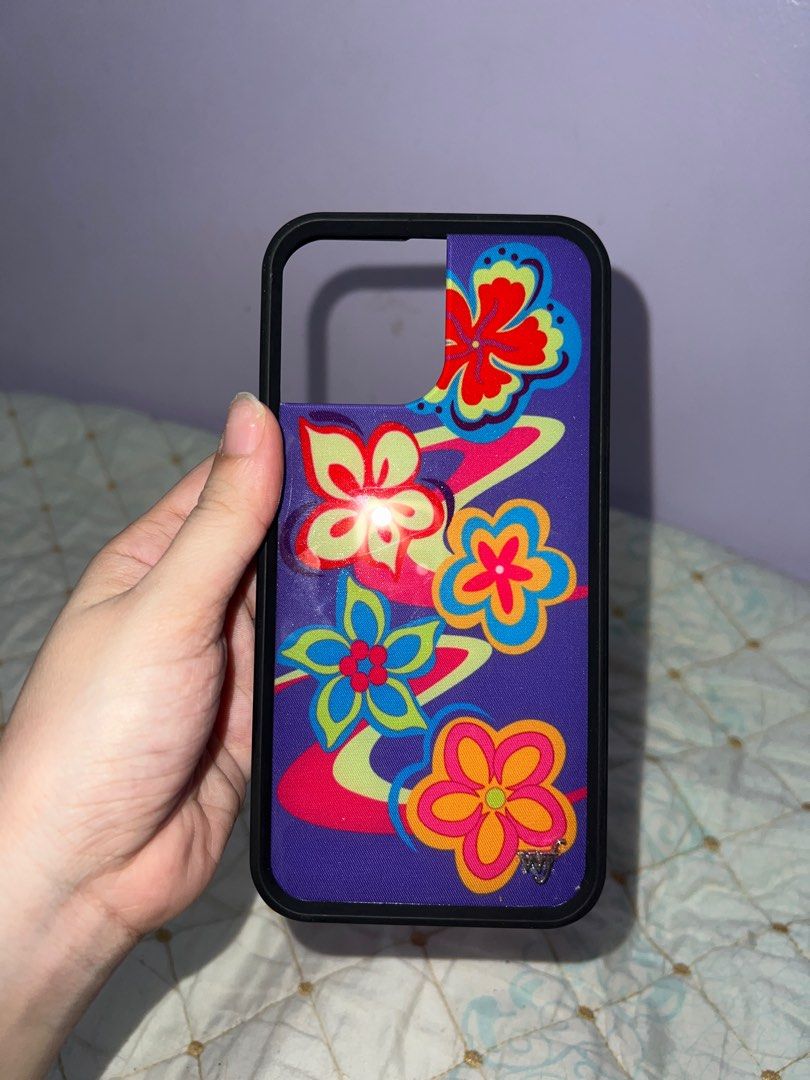 Wildflower Case (dupe) - Iphone 13 pro max (Category: Cases & Sleeves) located in Imus. Submitted by kaheylatapz (Listing ID 1350259368, Image 1). Description: Wildflower case dupe (almost looks like Original. Trust me!!!) Quality and materials used as name Only used once.