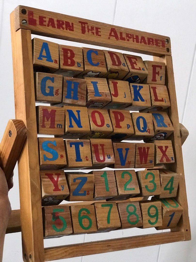 Wooden ABC 123 Abacus (Category: Educational & Learning Toys) located in Lucena. Submitted by thriftpidtoys (Listing ID 1350316441, Image 1). Description: See pictures for actual details..