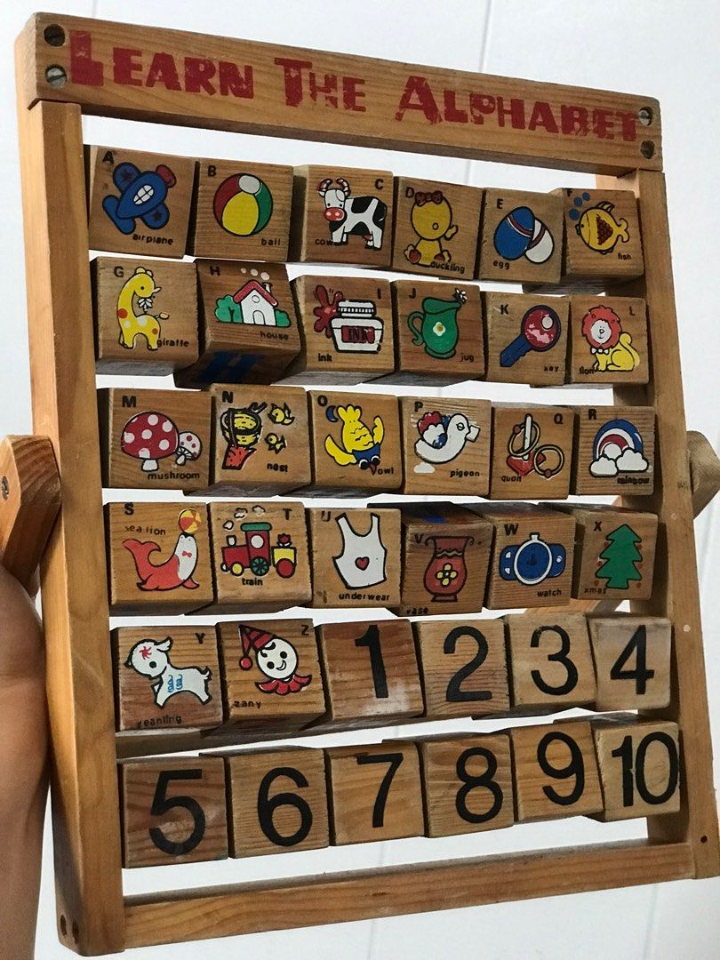 Wooden ABC 123 Abacus (Category: Educational & Learning Toys) located in Lucena. Submitted by thriftpidtoys (Listing ID 1350316441, Image 3). Description: See pictures for actual details..