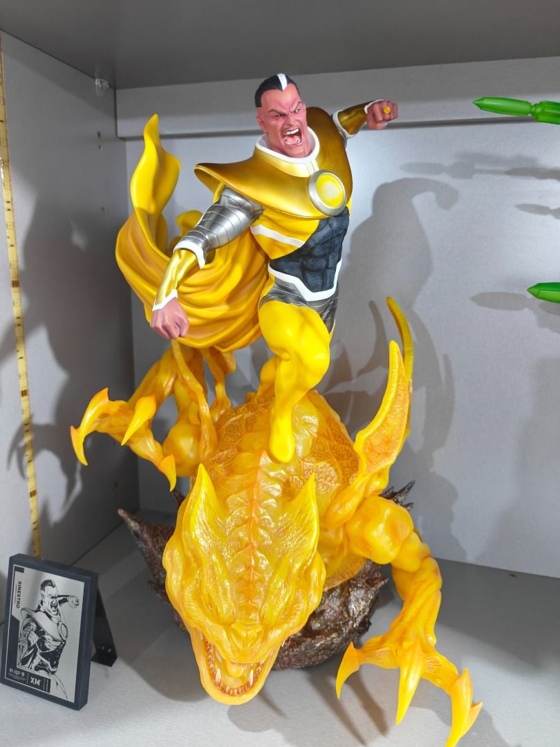 XM Studios 1/6 Rebirth Yellow Lantern Sinestro (Category: Figurines & Statues) located in Quezon City. Submitted by puzzlerize (Listing ID 1350232233, Image 1). Description: XM Studios 1/6 Rebirth Green Lantern Jessica Cruz Displayed in glass cabinet. All complete with shipping box and small plaque. Payment: Gcash/BDO/Unionbank Shipping: Grab/Lalamove c/o buyer Meetup/Pickup: Quezon Ave cor. Banawe RFS: Looking to reduce collection Pls. PM for mo