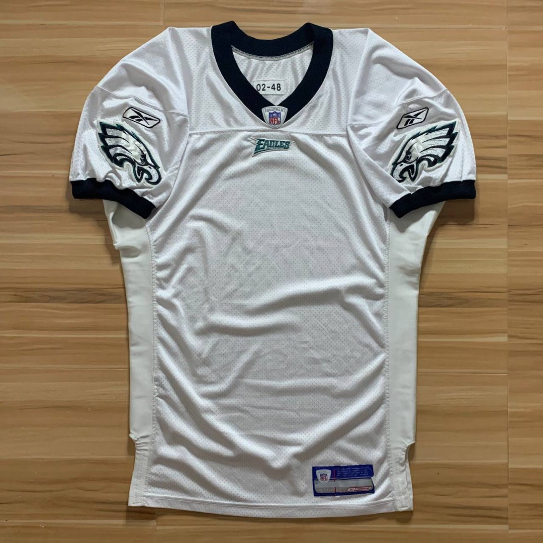 2002 PHILADELPHIA EAGLES HOME VINTAGE TEAM ISSUE BLANK JERSEY (REEBOK ...