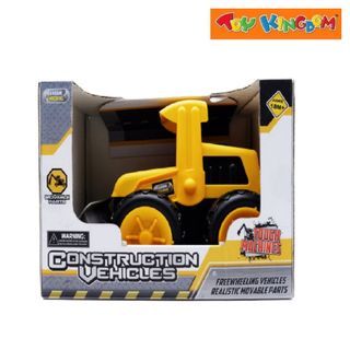 50% off. Toy Kingdom. Dream Machine Construction Yellow Front Loader Machine Vehicle Truck.