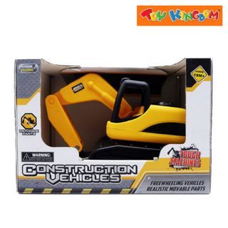 60% off. Toy Kingdom. Dream Machine Tough Machines Construction Vehicle Truck. Yellow Excavator.