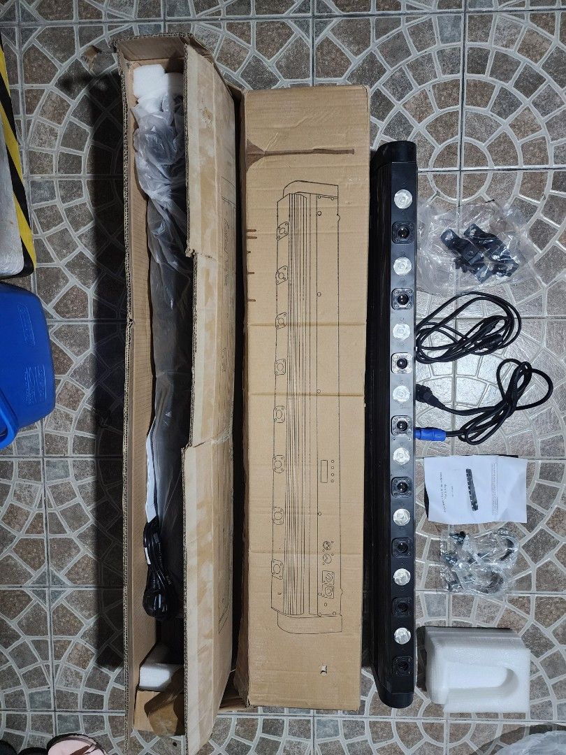 8 eye laser + 8 eye LED matrix light (Category: Lighting & Studio Equipment) located in Quezon City. Submitted by glhd2019121616 (Listing ID 1350387063, Image 2). Description: 8 eye laser + 8 eye LED matrix light -take all 19,000 (2 pieces) -8,000 each -complete with accessories -brandnew -can send video for testing.