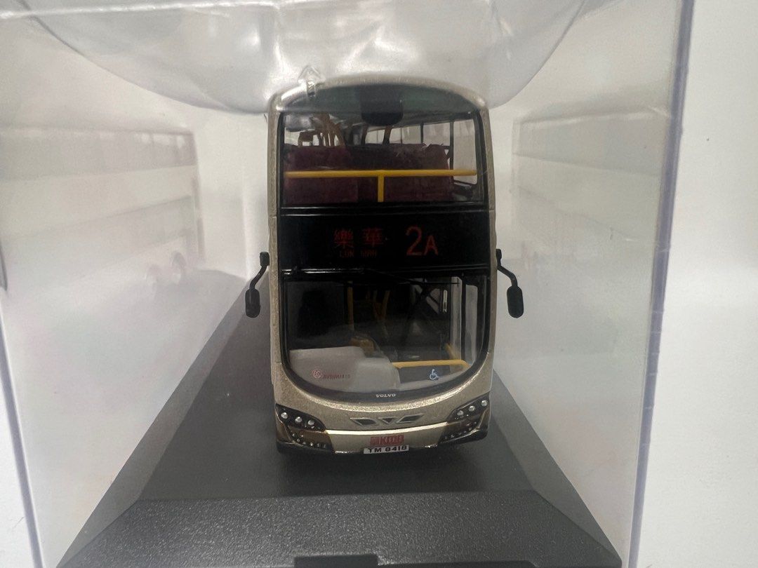 九巴 富豪 Volvo AVBWU 金巴 2A 樂華 精細版 內籠 Volvo B9TL Wright Bus Model 巴士模型 全新全齊 ...