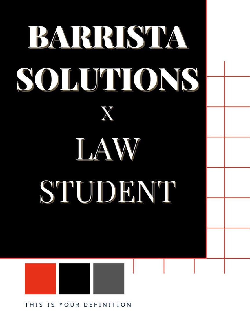 Barrista Solutions - Law Student Shirt (White) (Category: Tshirts & Polo Shirts ) located in Pasig City. Submitted by thejoyceofdecluttering (Listing ID 1350394341, Image 3). Description: Barrista Solutions shirts for sale! Law Student (White) Available sizes: S - 2 pcs M - 7 pcs L - 4 pcs XL - 1 pc 2XL - 2 pcs.