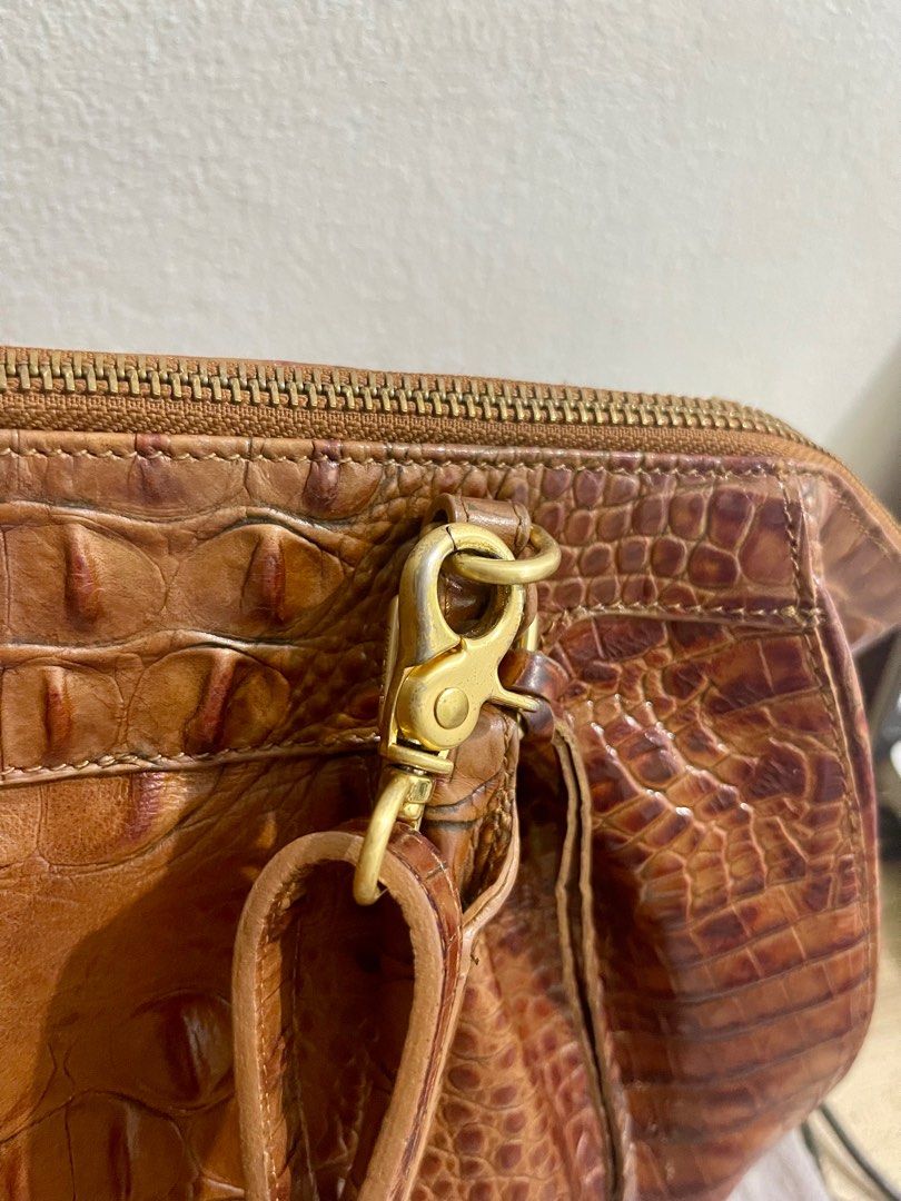 Brahmin Handbag (Category: Luxury Bags & Wallets) located in Makati City. Submitted by nsmonlineshop (Listing ID 1350408231, Image 3). Description: 100% Authentic Geniune croc leather With tarnish on hardware .