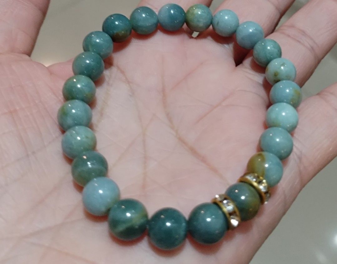 Burma jadeite with yellow jadeite mix (Category: Bracelets) located in Quezon City. Submitted by themissingpiecesarehere (Listing ID 1350507670, Image 2). Description: .