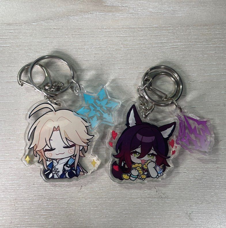 Hsr Keyboard Keychain Honkai Star:Rail (HSR) keychains, Hobbies & Toys, Memorabilia ...