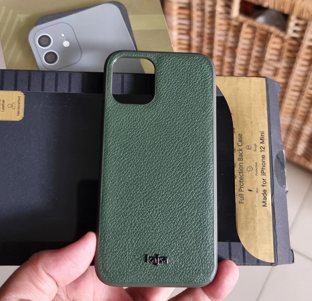 Ibox Leather Apple Case Iphone 12 Ibox Iphone 12 Cyprus Green Case