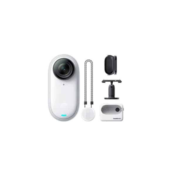 INSTA360 GO 3 (64GB) (Category: Cameras) located in San Juan City. Submitted by urbangiz_greenhillsmall (Listing ID 1350483122, Image 3). Description: Key Features: > Miniature Action Camera with Action Pod > Up to 2.7K Video and Photos > Longer-Life Battery over 2 Hours > 64GB Flash Memory > Updated Dual Built-In Microphones > Waterproof to 16', IPX4 with Action Pod > Up to 1080p120 Slow-Motion Video > Bluetooth and Wi-Fi, Voice Control 2.0 > Ti