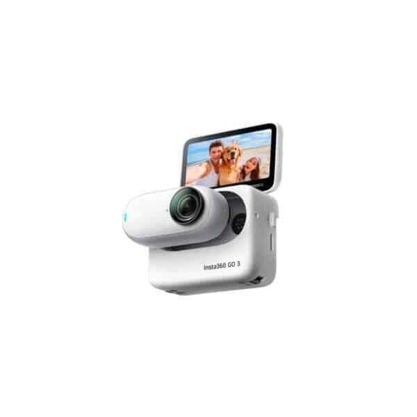 INSTA360 GO 3 (64GB) (Category: Cameras) located in San Juan City. Submitted by urbangiz_greenhillsmall (Listing ID 1350483122, Image 1). Description: Key Features: > Miniature Action Camera with Action Pod > Up to 2.7K Video and Photos > Longer-Life Battery over 2 Hours > 64GB Flash Memory > Updated Dual Built-In Microphones > Waterproof to 16', IPX4 with Action Pod > Up to 1080p120 Slow-Motion Video > Bluetooth and Wi-Fi, Voice Control 2.0 > Ti