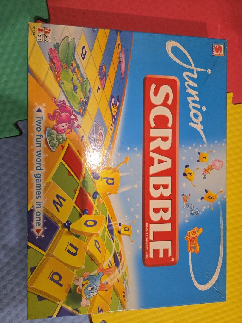 Junior scrabble （分類：桌遊及拼圖）位於 Hong Kong。 由 conery58 提交（商品編號 1350524021，圖片 1）。簡介： 二至四個人玩, 五至十歲。