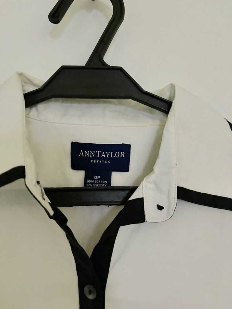 Ladies Work Wear (Category: Blouses) located in Mandaluyong City. Submitted by itisntso (Listing ID 1350461761, Image 2). Description: Ann Taylor Ladies white blouse Petite Size: S fitted.
