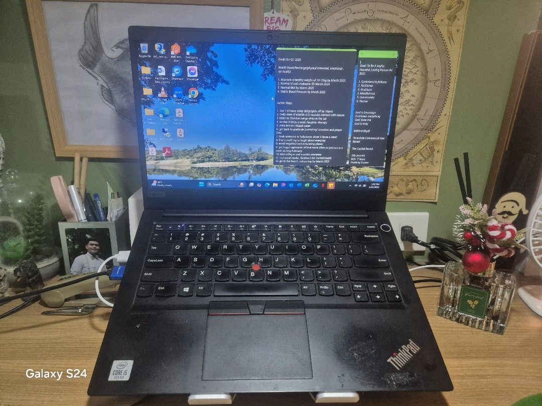 Lenovo Thinkpad E14 Core i5 (Category: Laptops & Notebooks) located in Caloocan City. Submitted by vmartinez142934 (Listing ID 1350426627, Image 2). Description: selling my five year old Lenovo Think Pad E14 1st generation business grade laptop specs : Processor: intel core i5 10210u (base 1.6ghz , max turbo 4.2Ghz) display: 14.0 FHD IPS Cache : 6mb memory : 16Gb 2666mhz ddr4 storage : 512 gb m.2 name tlc os: windows 11 pro graphics: integrated g