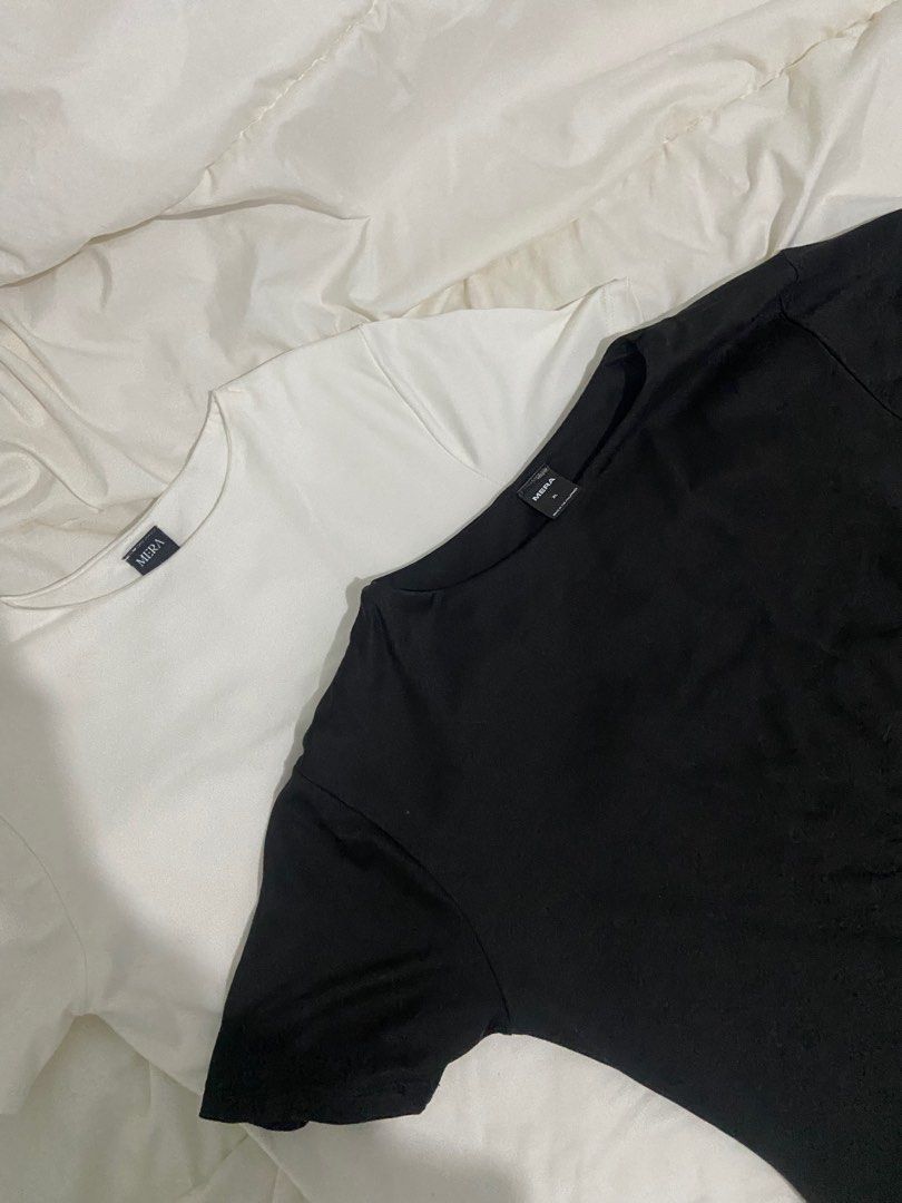 Mera basic top (Category: Shirts) located in Rizal. Submitted by mishyboo (Listing ID 1350468612, Image 1). Description: 300 for both Black-xl White-m.