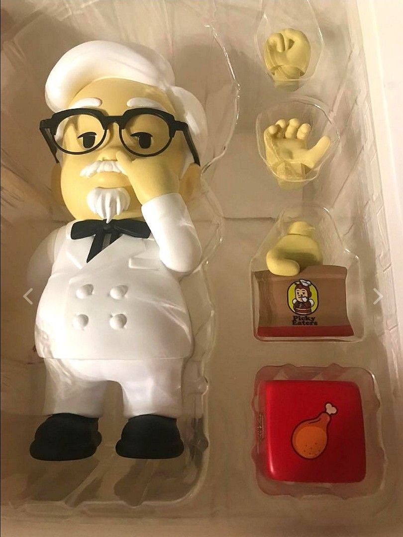 Mighty Jaxx Picky Eaters THE GRANDPA KFC by Po Yun Wang, Toys &  Collectibles, Mainan di Carousell