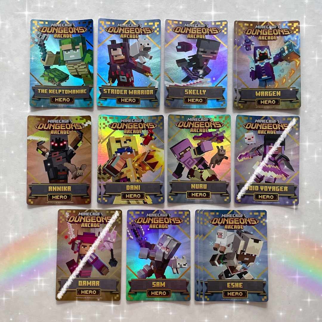 Minecraft Dungeons Arcade Cards - Series 3