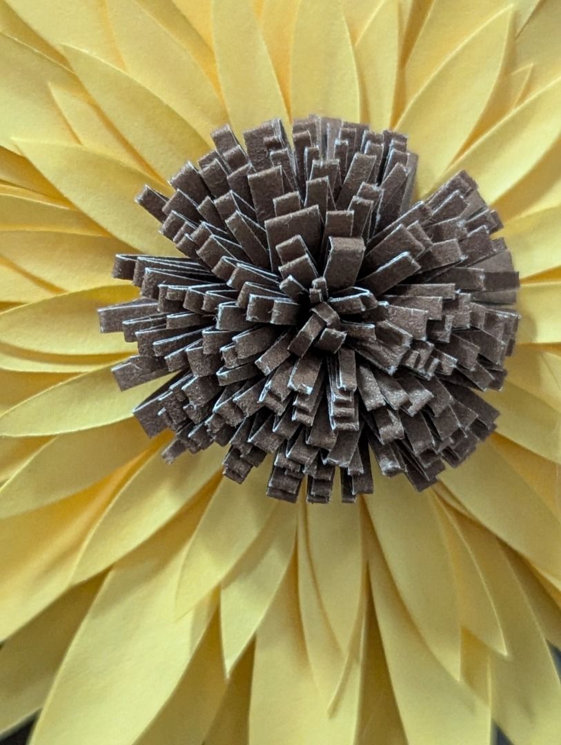 Paper Flower Magnets - Sunflower ko (Category: Flowers & Bouquets) located in Paranaque City. Submitted by books.etcetera (Listing ID 1350525465, Image 3). Description: Each paper flower magnet is handcrafted with love. Dimensions: 10x10cm 175 php per piece 875 php per assorted pack of 6 (108 php per piece) .