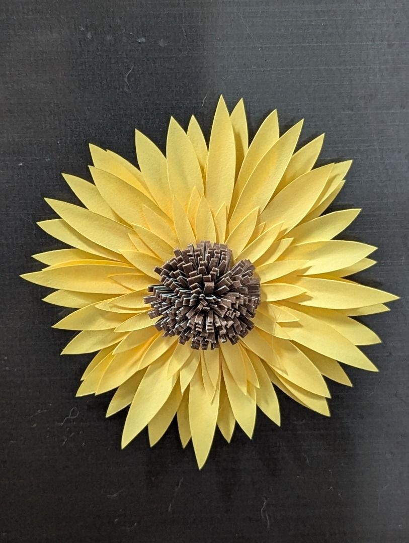 Paper Flower Magnets - Sunflower ko (Category: Flowers & Bouquets) located in Paranaque City. Submitted by books.etcetera (Listing ID 1350525465, Image 1). Description: Each paper flower magnet is handcrafted with love. Dimensions: 10x10cm 175 php per piece 875 php per assorted pack of 6 (108 php per piece) .