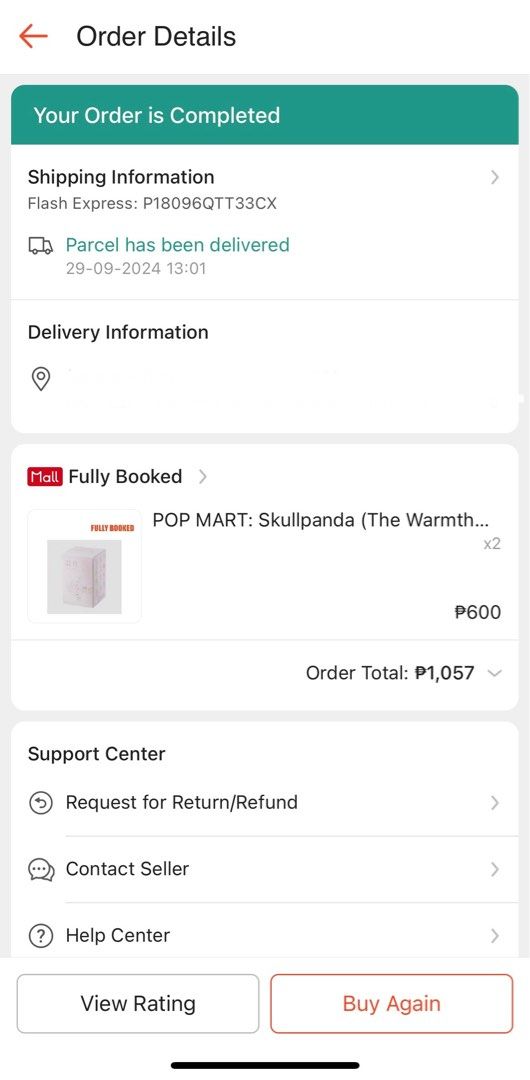 Pop Mart Skullpanda - Bundle sale (Category: Designer & Blind Box Toys) located in Imus. Submitted by thisisgelina (Listing ID 1349346577, Image 2). Description: Pop Mart Skullpanda The Warmth Series 💯 Guaranteed legit. Bought at Fully Booked No box or card. As is ‼️ Get both for 950 ‼️ Location: Imus, Cavite .